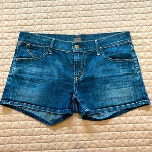 Citizens of humanity dark blue denim shorts sz 29 nwot